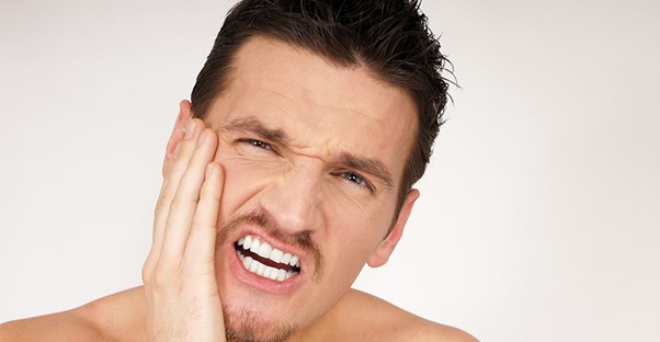 Jaw pain plagues this poor man