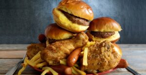 Fried food, the national dish of America, is what all Americans miss while abroad.