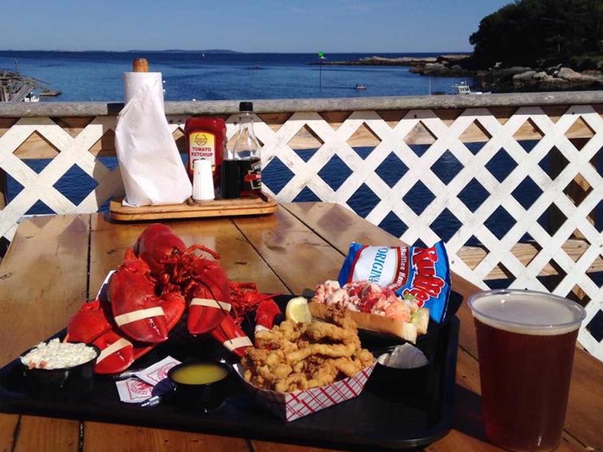 2. Lobster Roll at Shaw’s Fish & Lobster Wharf