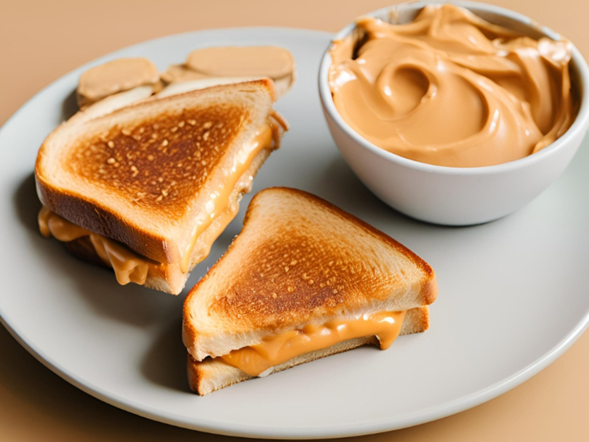 Peanut Butter with Grilled Cheese