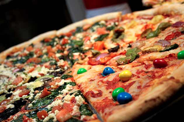 M&M’s and Pizza