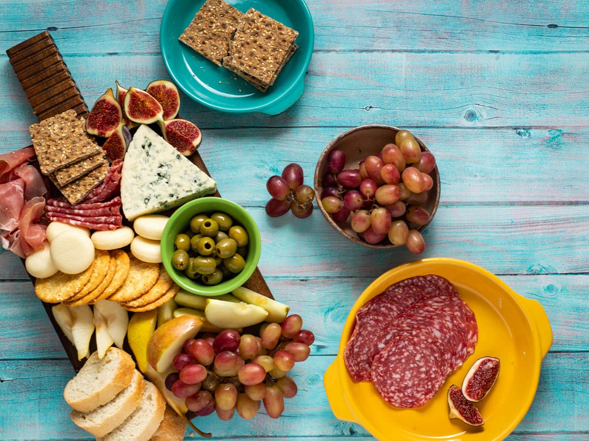 Salami and Grapes