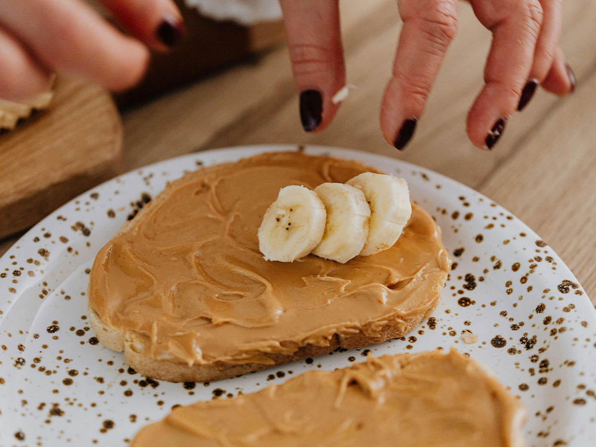 PBJ and Banana Sandwich