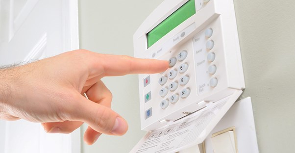 security system keypad