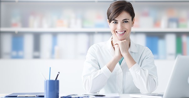 A doctor studies uterine cancer