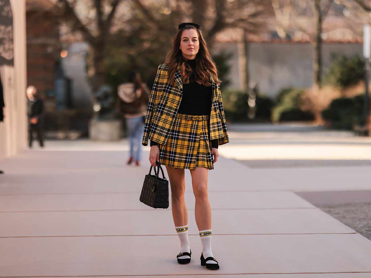 Plaid Skirtsuits