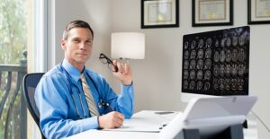 A blood clot doctor