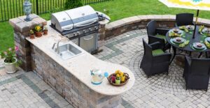 outdoor kitchen