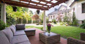 patio cover on outdoor living space