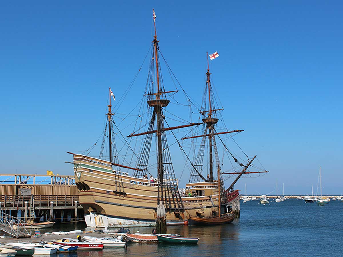 2. Plymouth Rock and Mayflower II