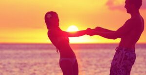couple on their honeymoon