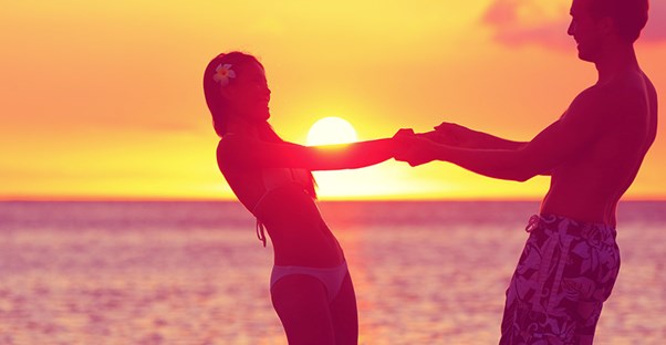 couple on their honeymoon