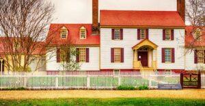 An historic house in colonial williamsburg