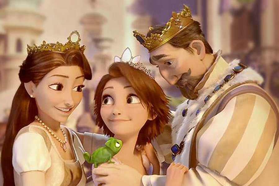 5. The King and Queen: 'Tangled'
