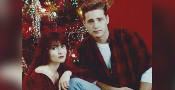 A celebrity couple from an on-screen family