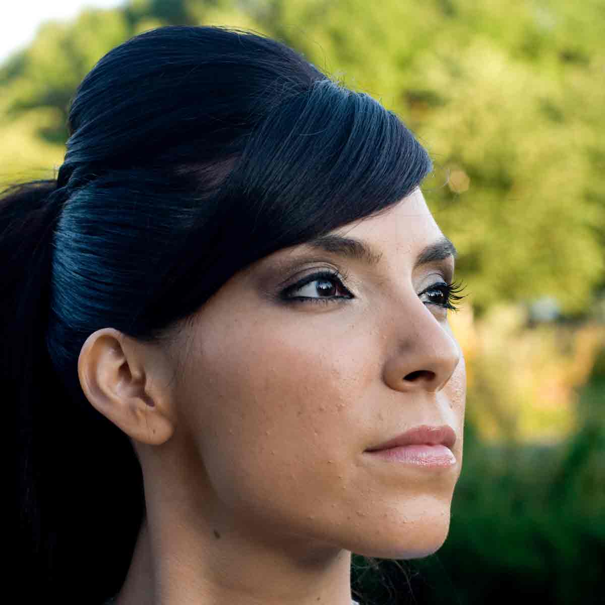Full, Side Swept Bangs
