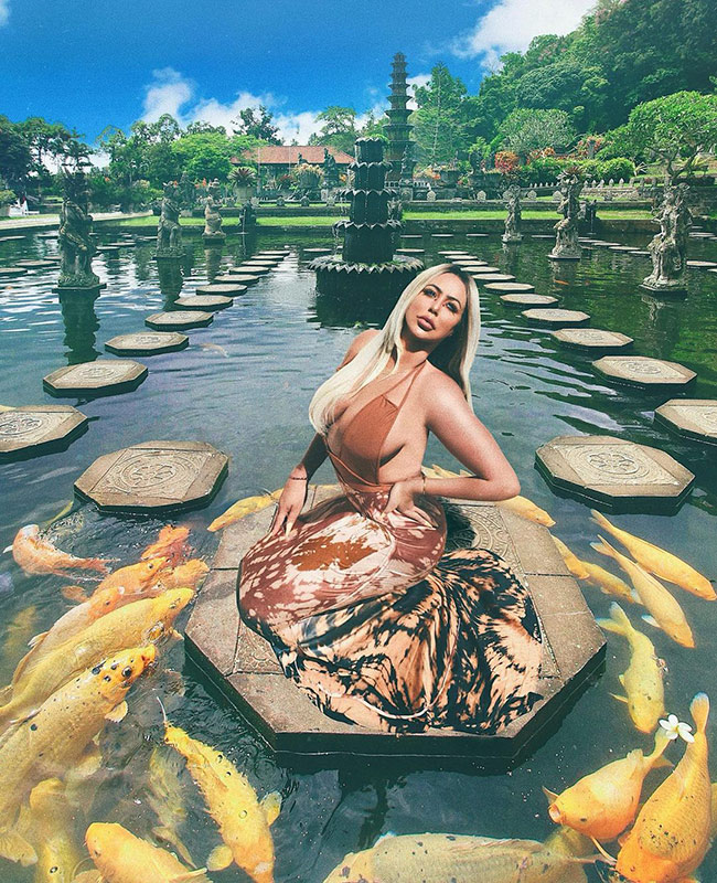 Fake Fish in a Fake Pond