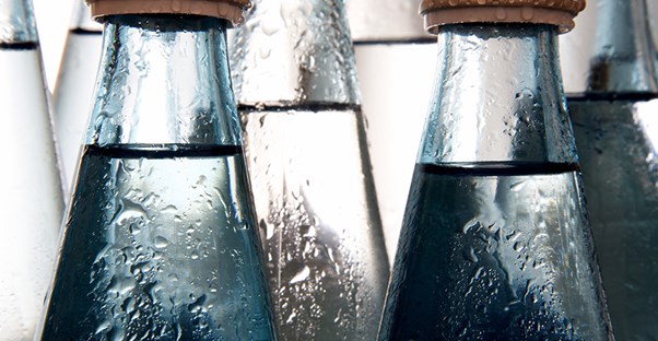 Bottles of water