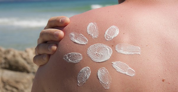 A sunscreen sun