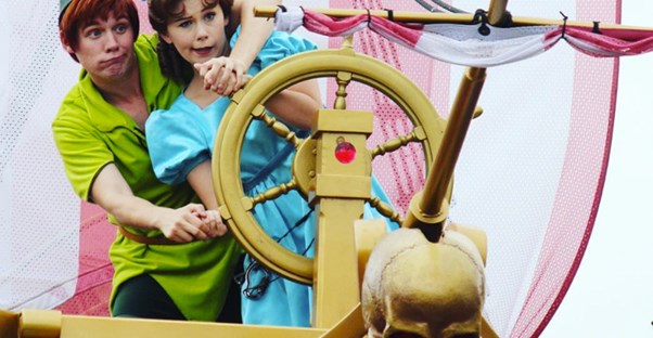 Peter Pan and Wendy at Disney World