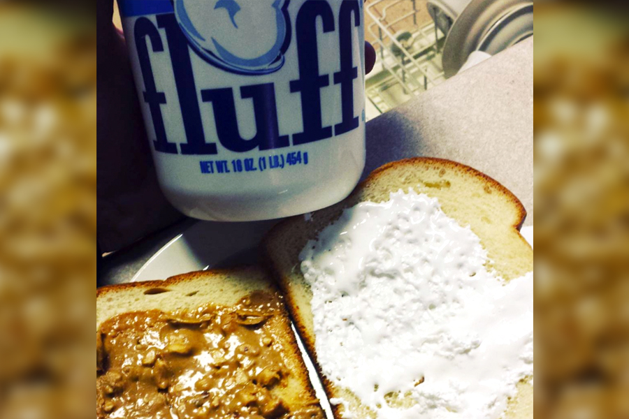 Marshmallow Fluff Sandwich