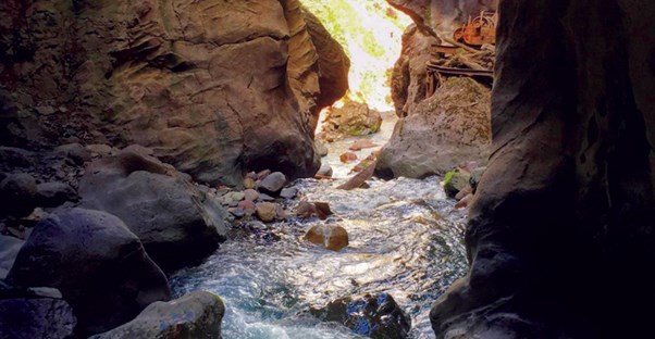 A waterfall in Colorado