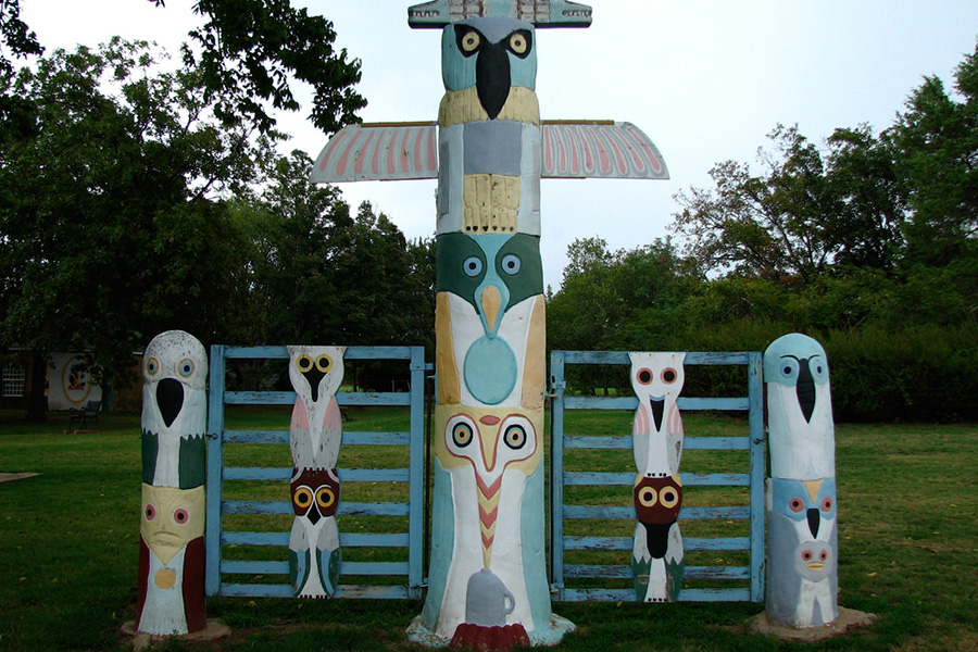 2. Ed Galloway's Totem Pole Park