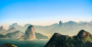 Guanabara Bay in Rio de Janiero, Brazil.