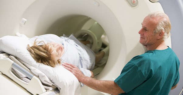 a patient is examined for multiple sclerosis
