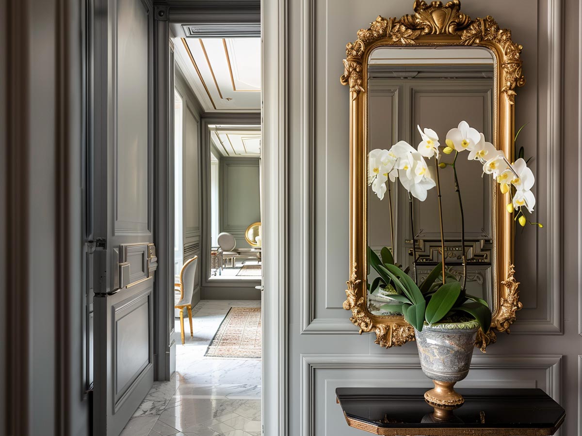 Gold Framed Mirrors Everywhere