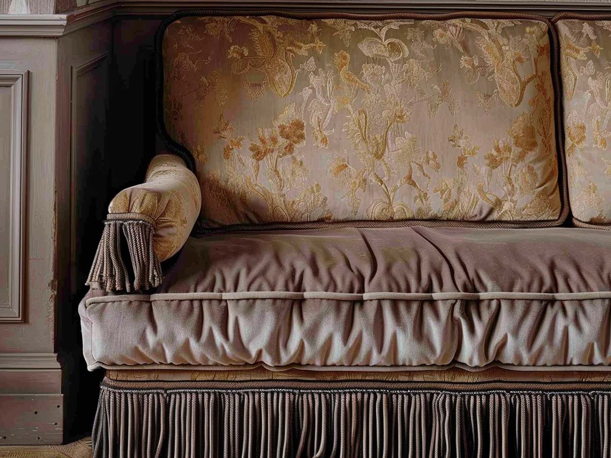 Displaying Sofas with Fringe or Tassels