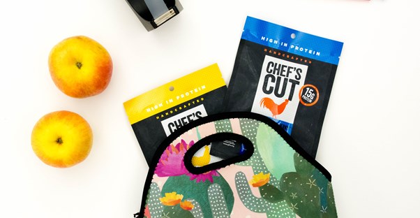 Jerky in a lunch box