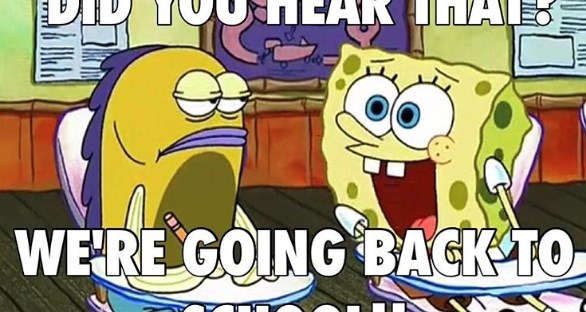Back to School Spongebob Meme