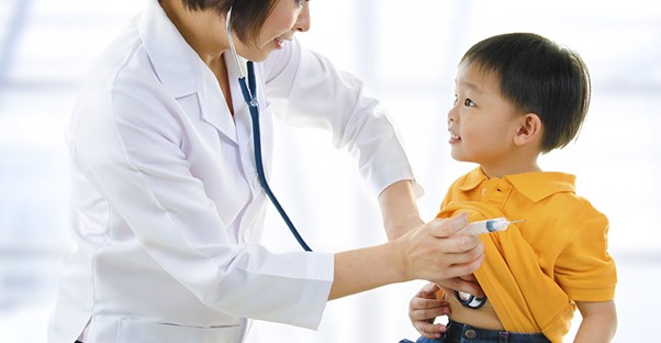 child with heart murmur