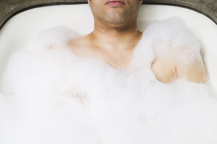 Taking Bubble Baths
