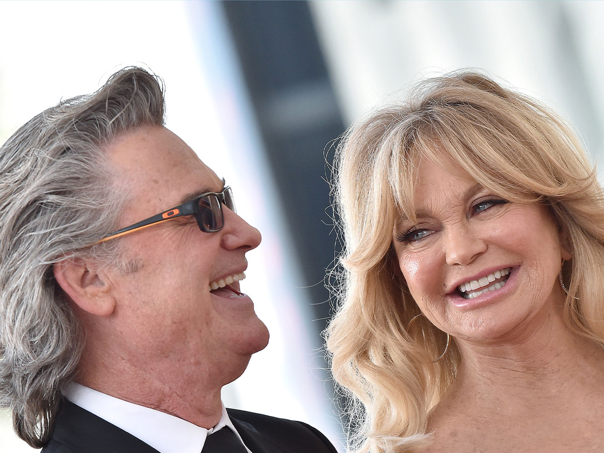 Goldie Hawn and Kurt Russell