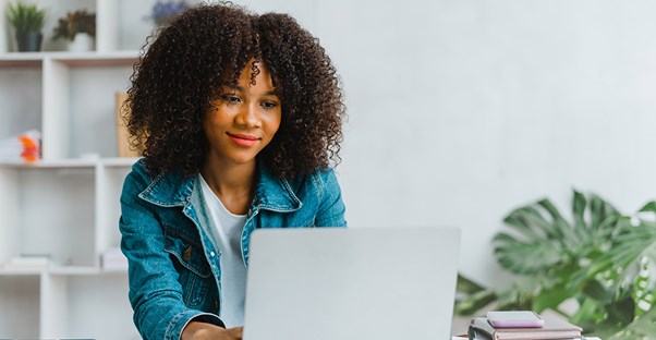 Woman comparing car insurance options