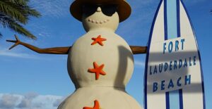 A Fort Lauderdale Snowman