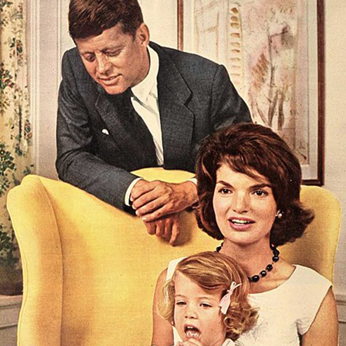 John, Jackie, and Caroline Kennedy