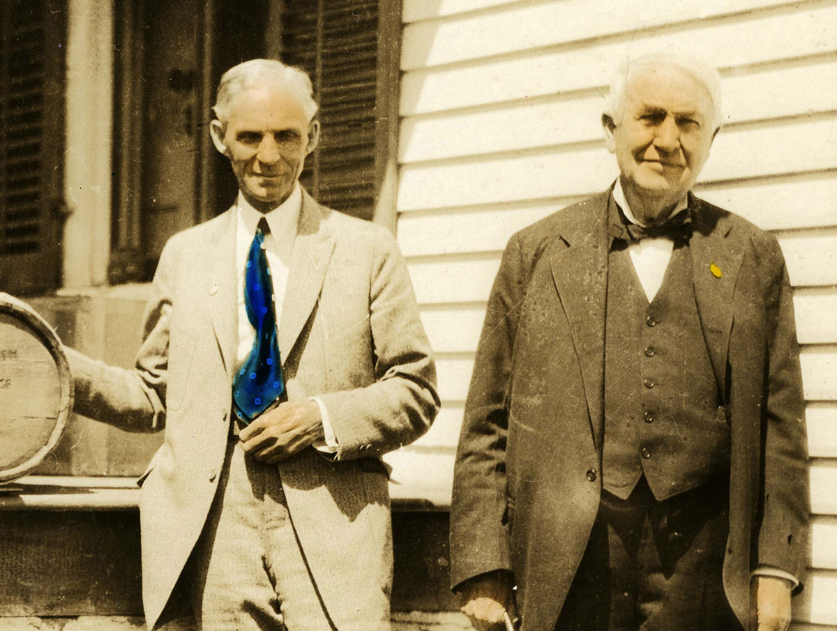 Thomas Edison and Henry Ford