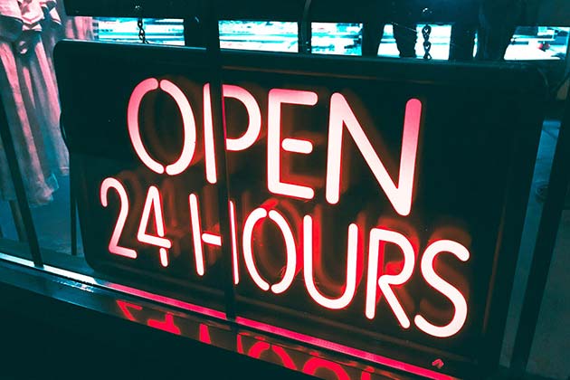 24-Hour Businesses