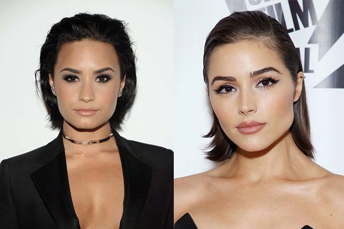 Slicked-Back Bob