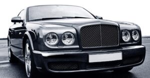 A high end rental car