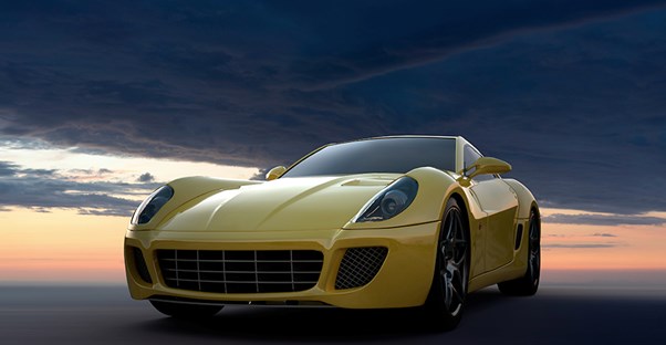 An exotic car rental