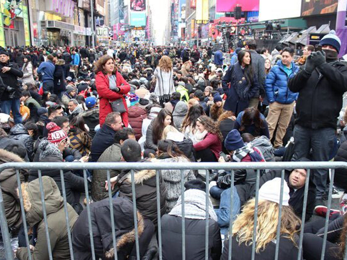 Times Square on NYE
