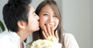 Christmas romance in japan