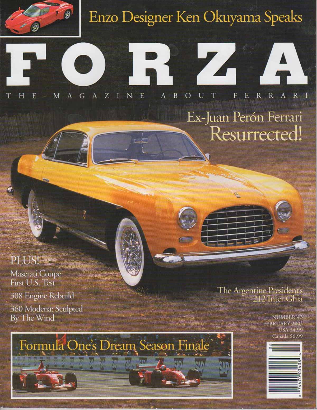 Juan Peron – Ferrari 1952 Inter Ghia Coupe