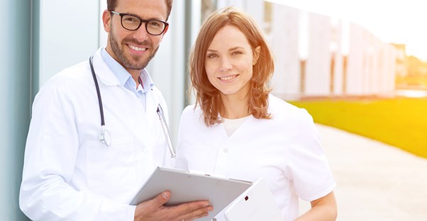doctor and patient discussing leprosy treatments