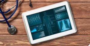 ipad showing treatment for abscess