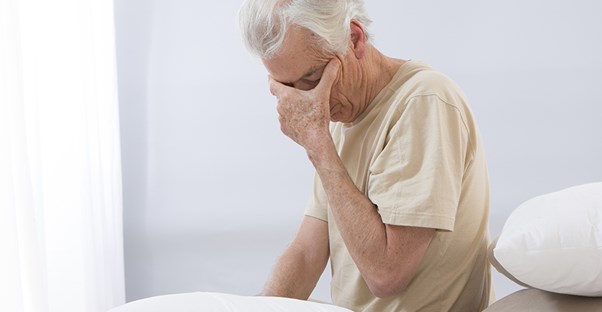 guy with fatigue who needs treatment